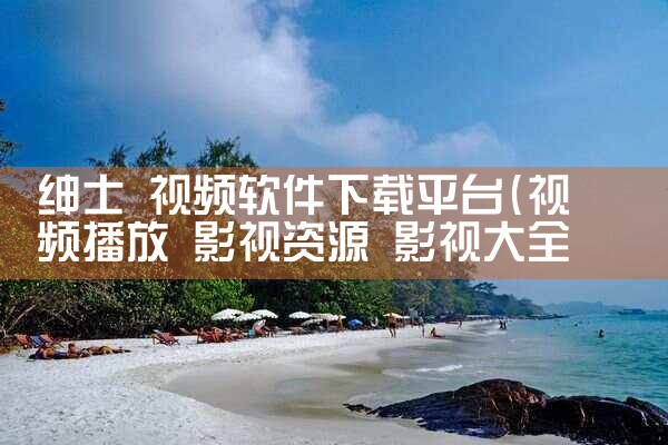 绅士 视频软件下载平台