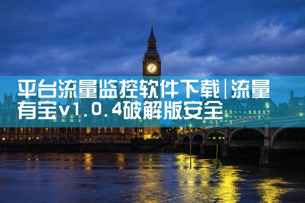 平台流量监控软件下载