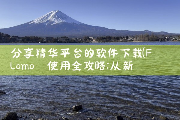 分享精华平台的软件下载